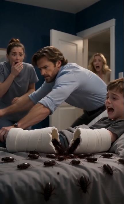Full Story :She wasn't protecting his broken arm; she was protecting the dark secret hidden inside the cast.
