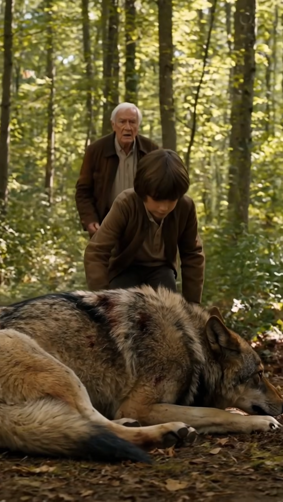 A Boy Thought a Wolf Was About to Attack — Then He Saw What Was Hidden Beneath Her Paw
