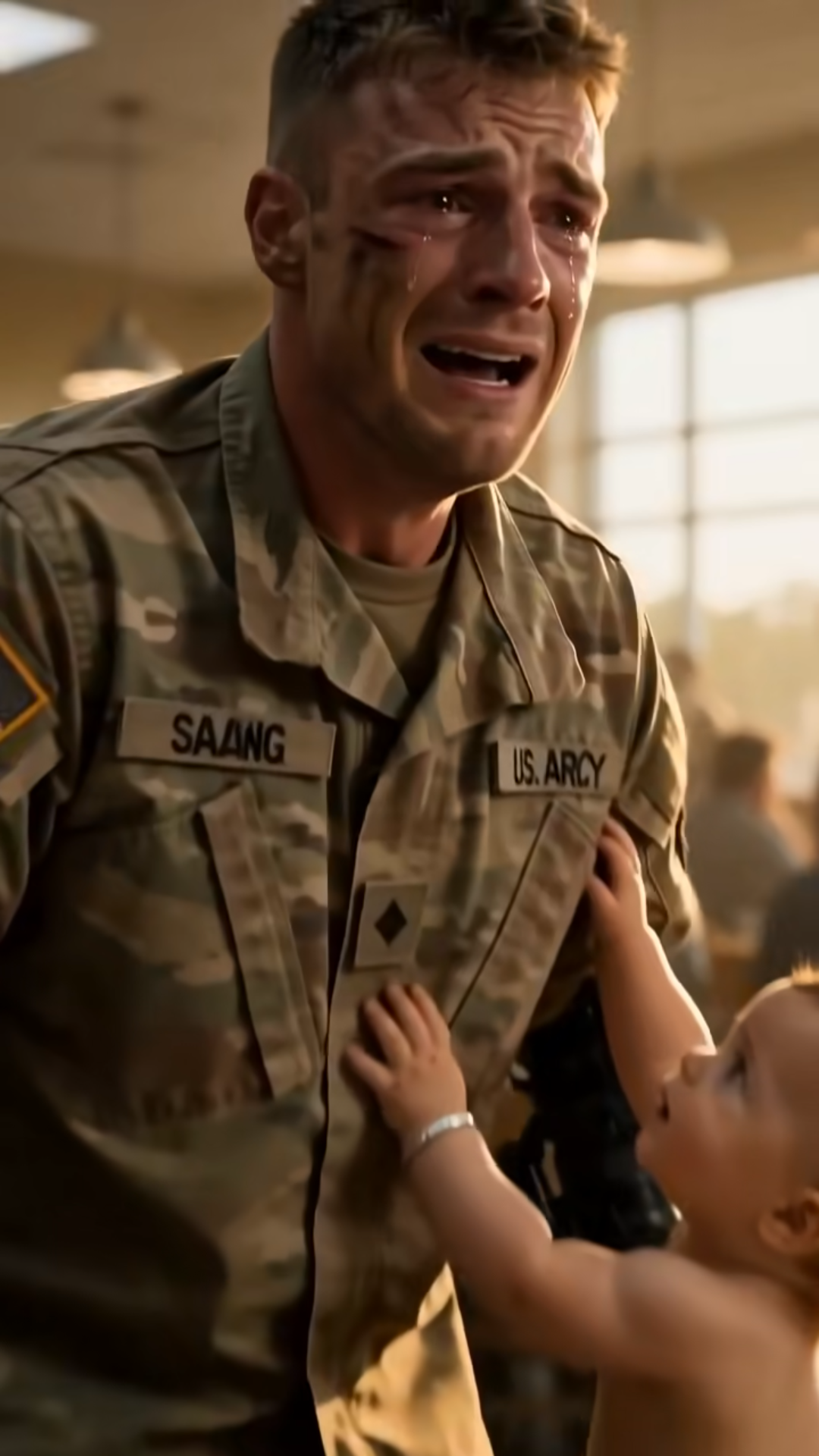 The Toddler Called Him “Papa” — Then the Veteran Saw the Bracelet He Buried With Her Memory