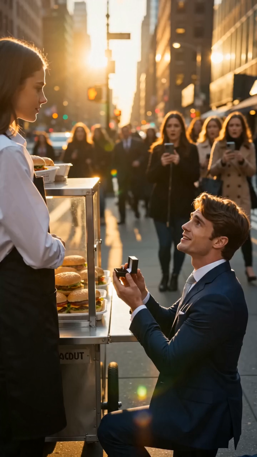 His Mother Humiliated a Sandwich Vendor — Then a Billionaire Stepped Out of the Car