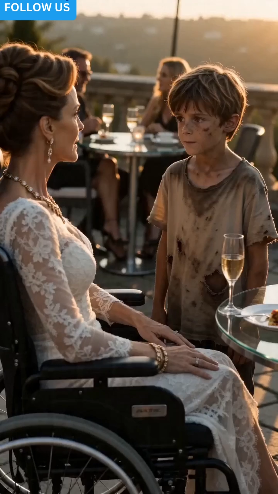 The Hungry Boy Asked a Woman in a Wheelchair for Food—Then Forced Her to Face the Son She Abandoned Years Ago