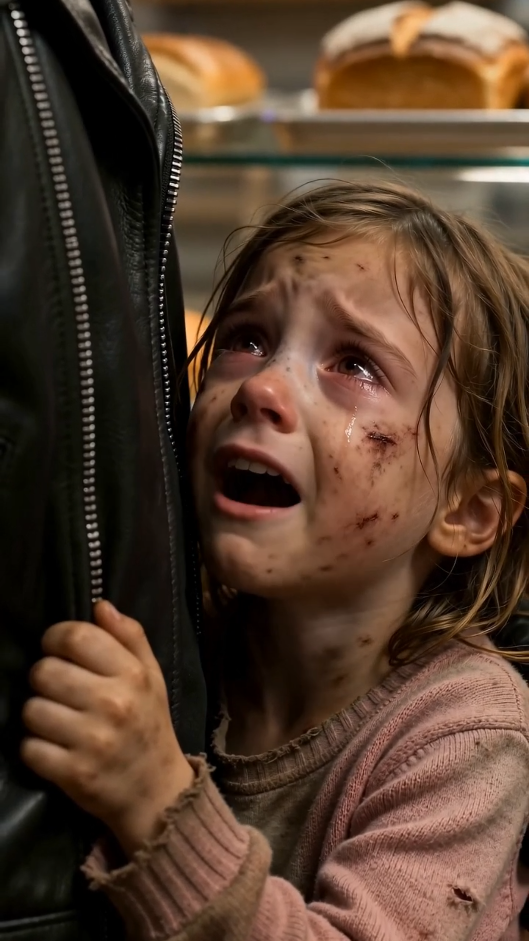 The Little Girl Walked Into a Bakery Alone — Then the Biker Realized She Was His Daughter