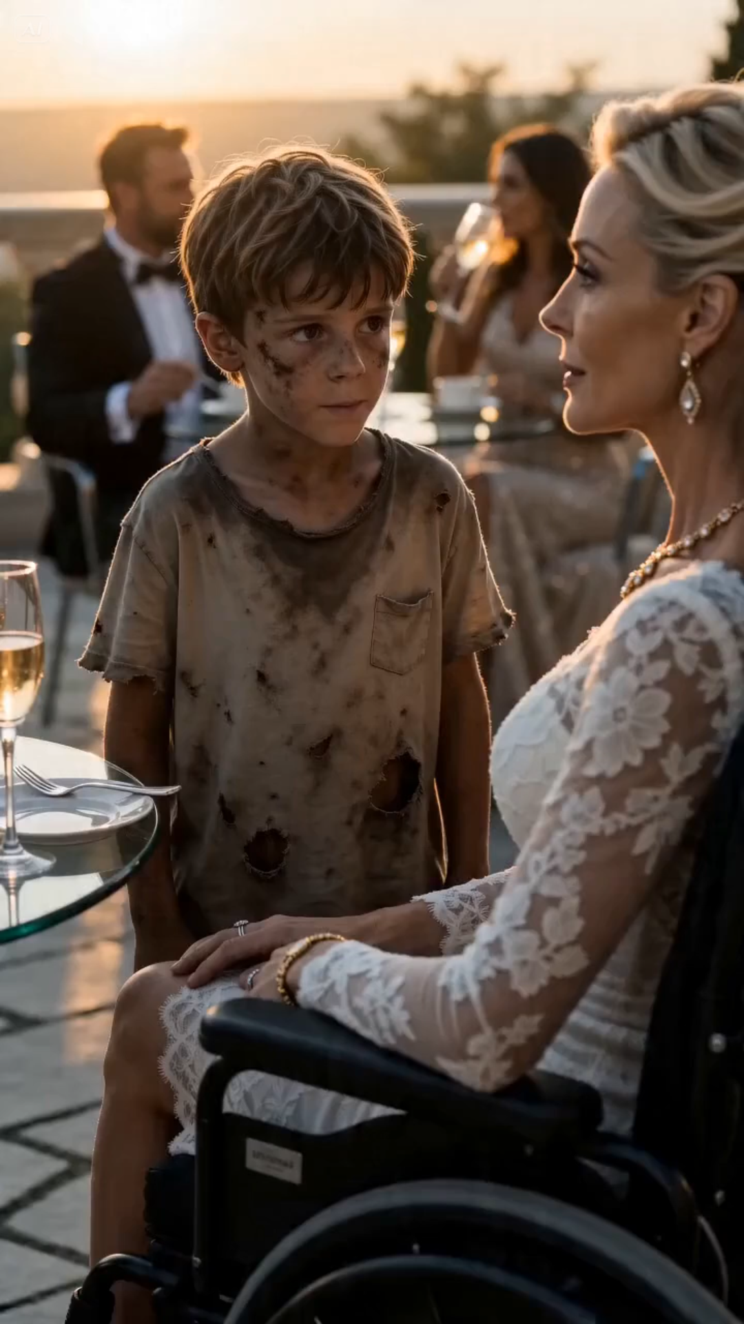 The Paralyzed Billionaire Stood Up When a Hungry Boy Whispered the Truth About Her Past