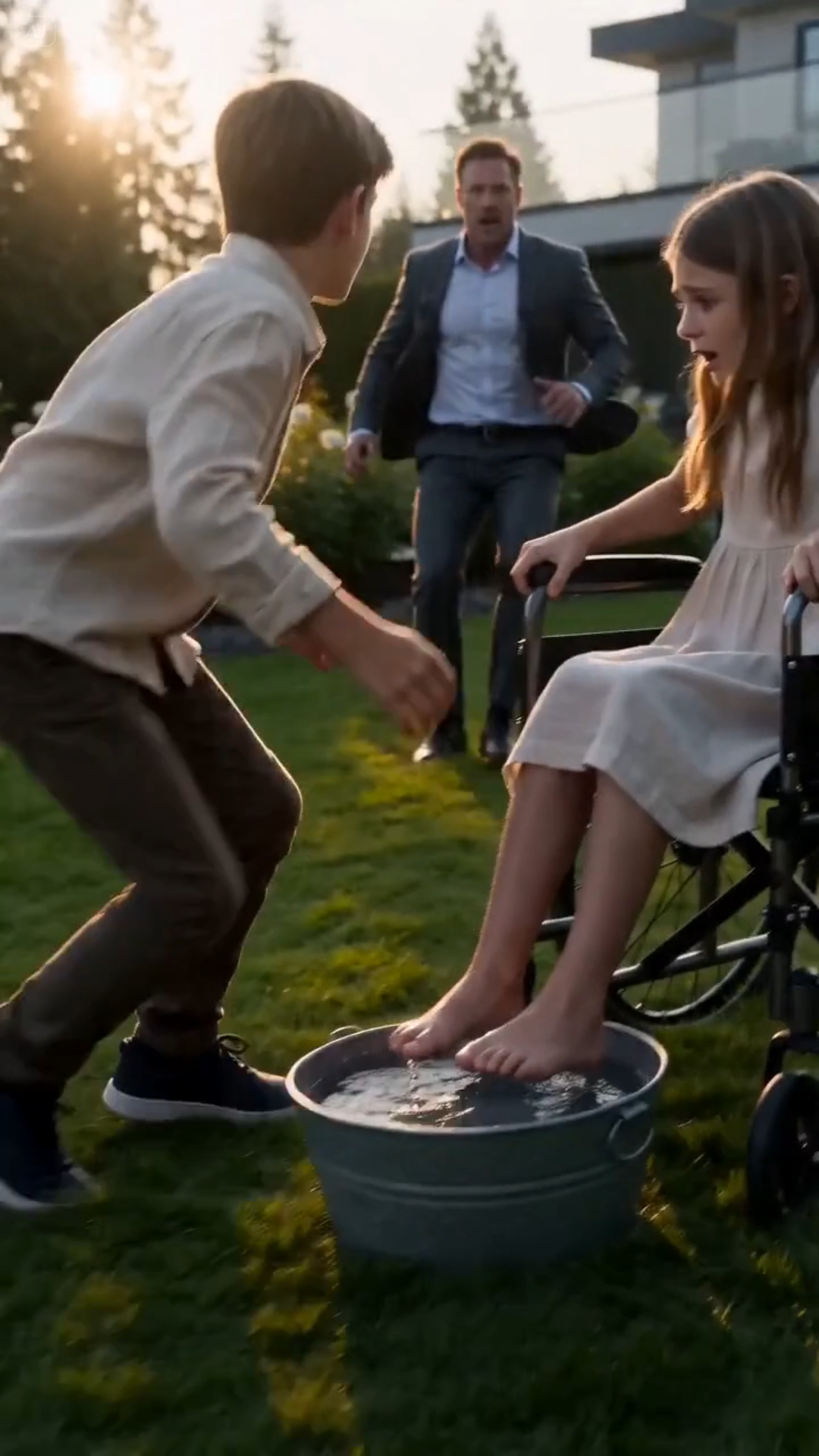 “THE BILLIONAIRE’S DISABLED DAUGHTER WALKED AGAIN—BUT THE REAL MIRACLE WAS THE GARDENER’S SON”