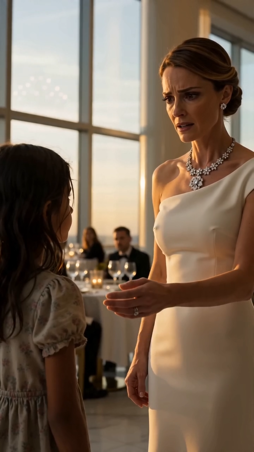 THE BAREFOOT LITTLE GIRL TOUCHED A BILLIONAIRE WIDOW’S NECKLACE… THEN EVERYTHING CHANGED