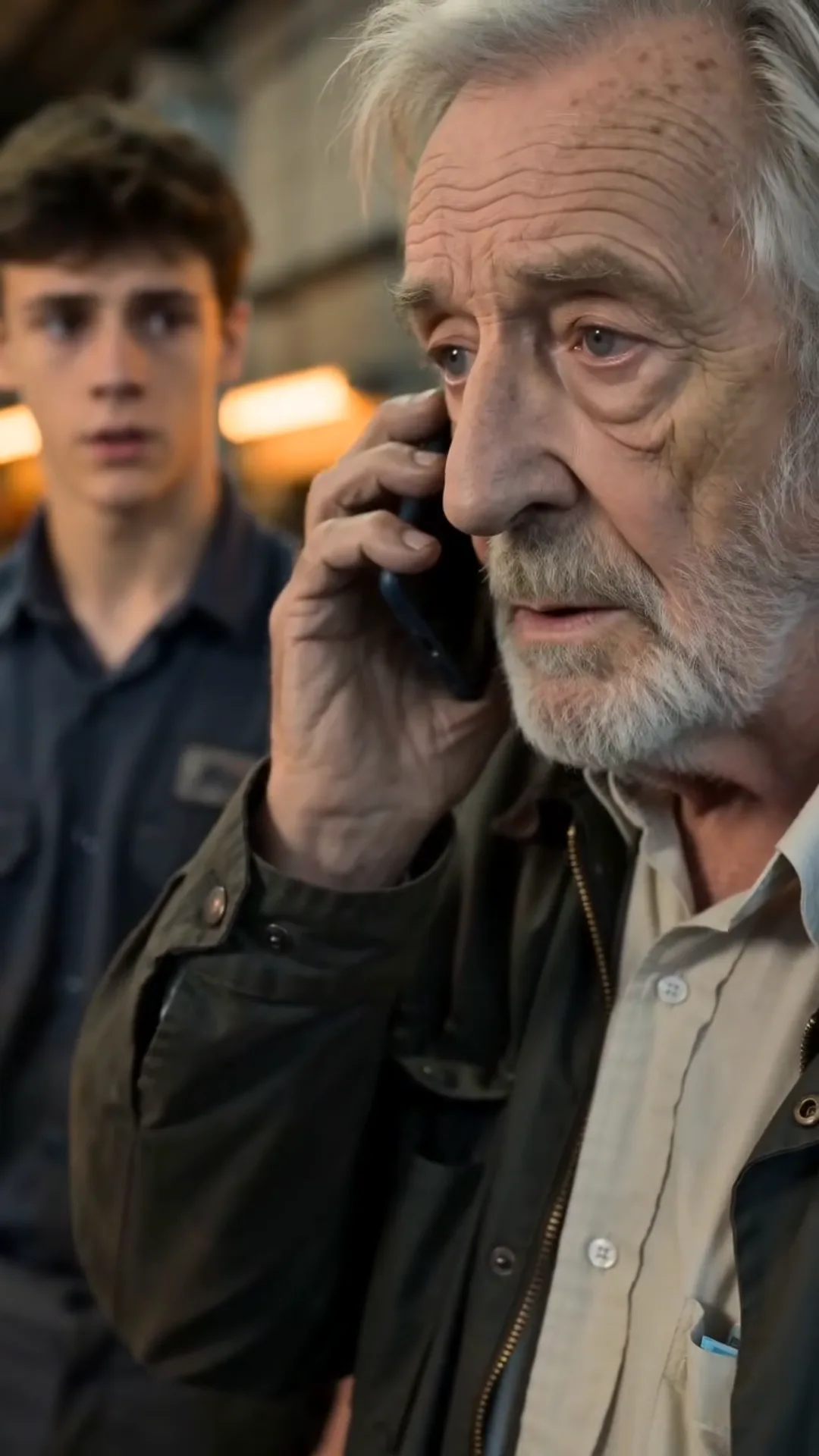 Le Vieil Homme au Renault Bleu