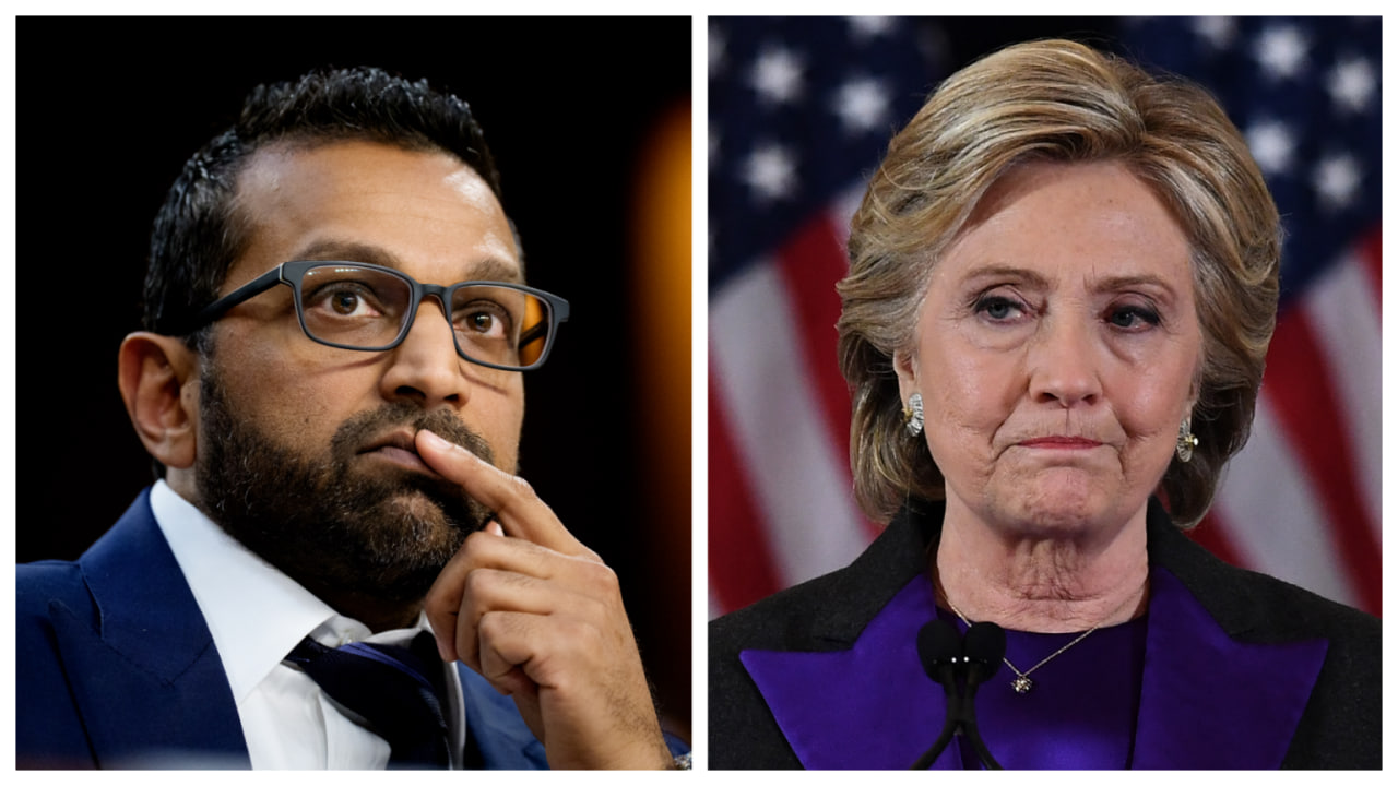 Patel Says FBI’s Comey ‘Concealed’ Probe Into Hillary Clinton