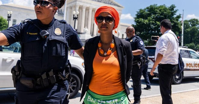 Ilhan Omar Arrested - Refused to Leave and Fought Police