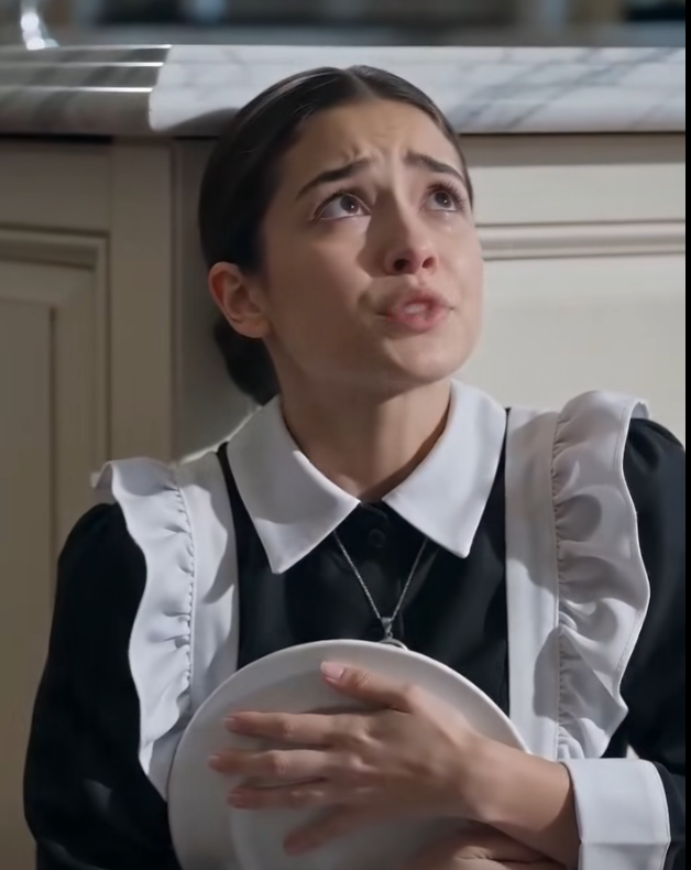 The Maid Was Eating Leftovers On The Kitchen Floor… Then The Owner Asked On