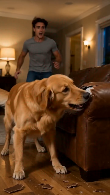 A Golden Retriever Destroyed a Brand-New Sofa, and Ryan Finally Understood What His Dog Had Been Warning Him About