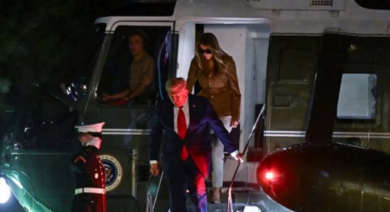 Marine One Forced to Make Emergency Landing with Trump, Melania
