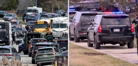 News / Politics BREAKING: Terror attack in Michigan! A person RAMMED a truck LOADED with explosives at high speed into a synagogue and a preschool where 140 children were.