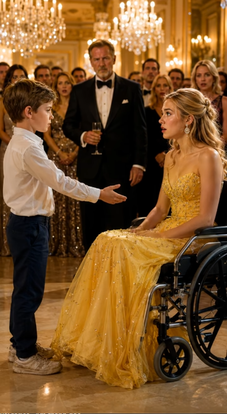 The Boy Who Asked the Billionaire’s Paralyzed Daughter to Dance Was Carrying the Secret Her Father Had Buried Beneath the Accident..