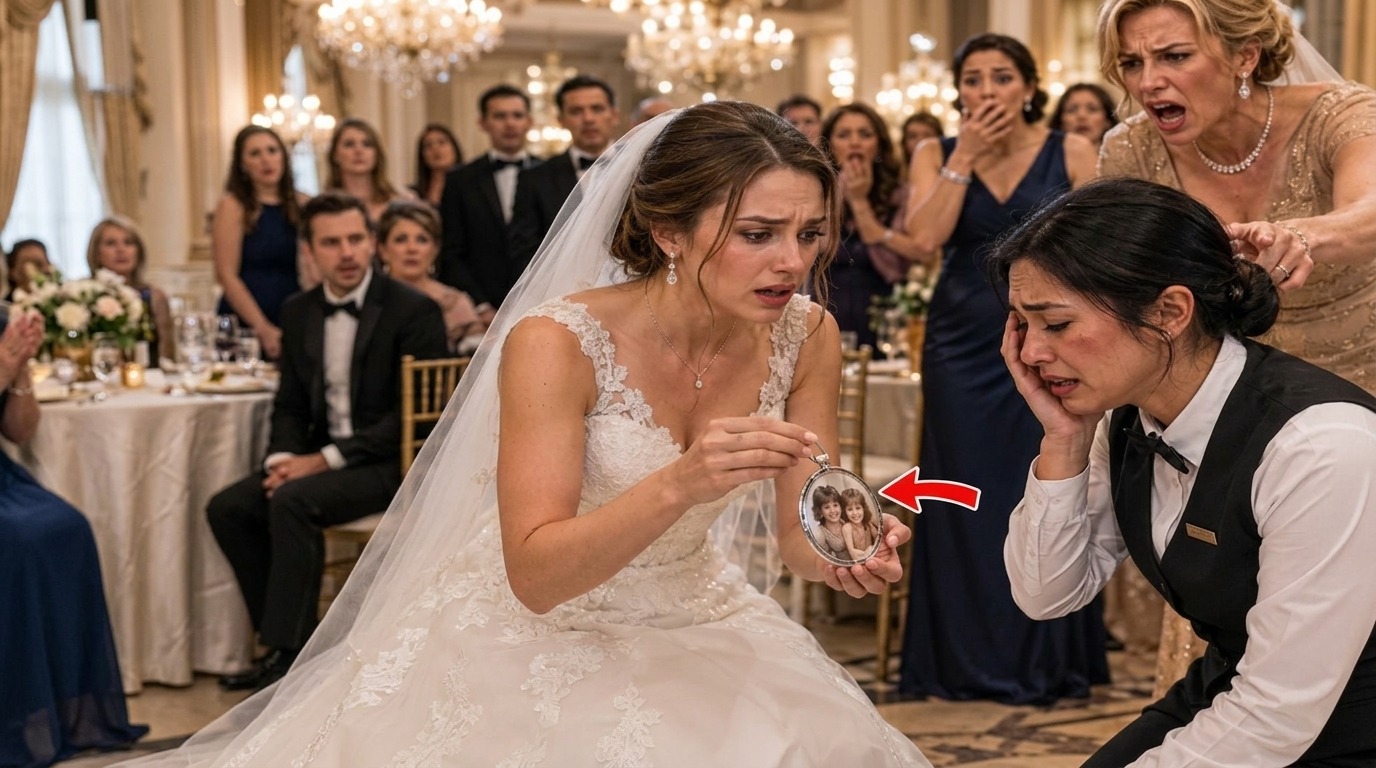 A Bride Recognized a Maid’s Childhood Locket at Her Wedding—Then Realized They Were Sisters – Viral Story