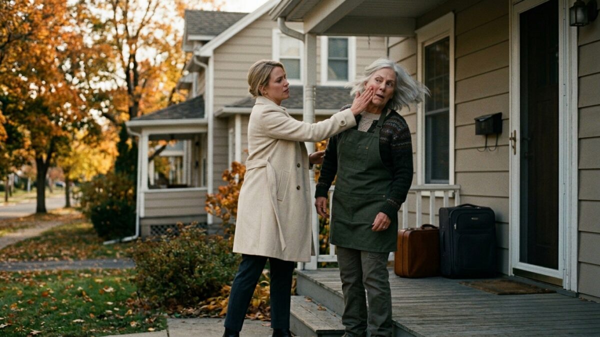 She slapped her mother-in-law to take the house, believing her $620,000 made her absolutely untouchable. She never expected the old woman to smile. One single legal document was about to make her perfect, arrogant world burn to ashes.