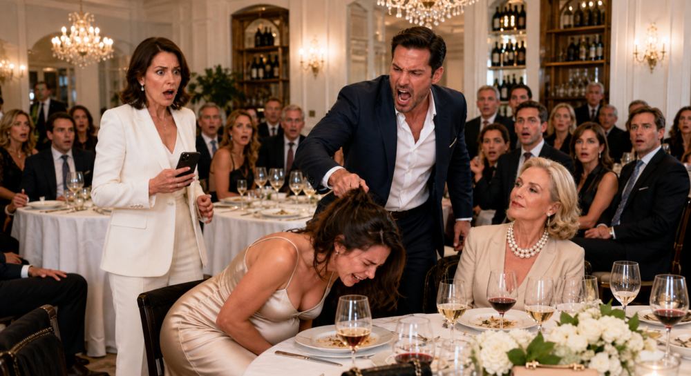 My Son-in-Law Humiliated My Daughter in a Crowded Restaurant — Then I Made One Phone Call That Destroyed His Perfect Family