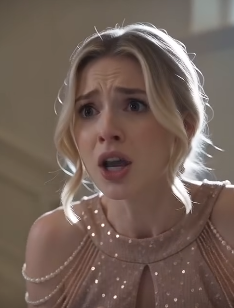 The little maid’s daughter saw what the billionaire’s fiancée did at the top of the stairs