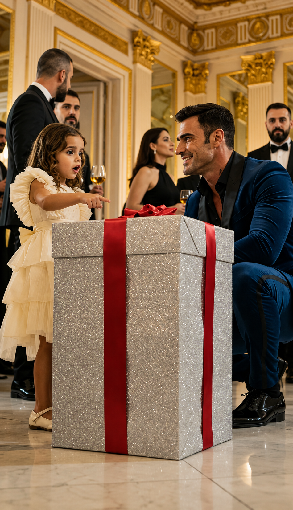 « N’ouvre pas cette boîte ! »… Une petite fille a arrêté Alejandro en pleine fête, mais lorsqu’elle a dit : « Ma maman te l’a envoyée », tout a changé.