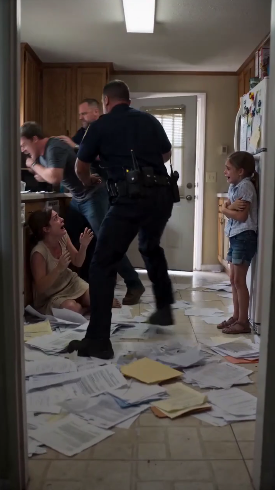 Her husband slapped her while their daughter was dying in the next room.