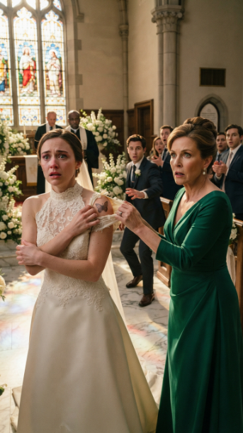 The Mysterious Mark Under the Wedding Dress