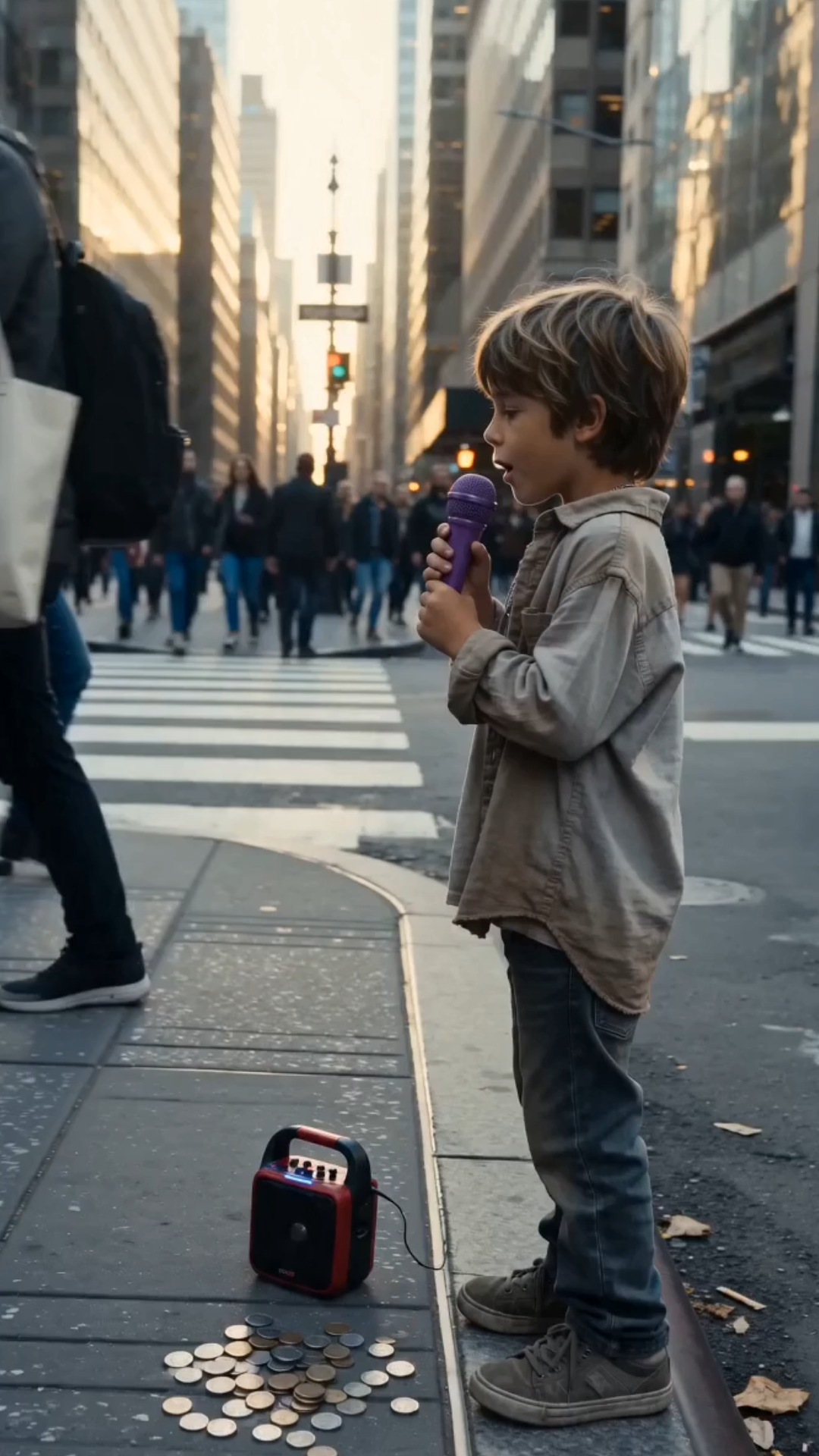 O Milionário Parou Para Um Menino Cantando na Rua… Então Viu Um Pingente Que Destruiu Tudo o Que Achava Saber