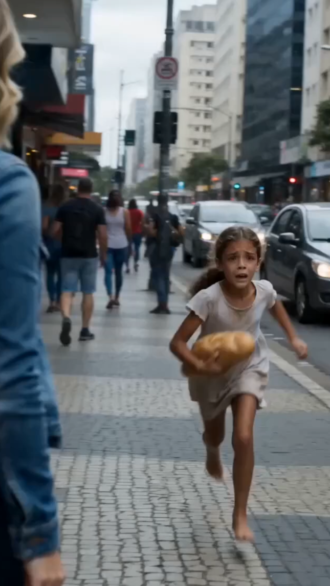 A POLICIAL DEFENDEU UMA MENINA QUE ROUBOU PÃO… MAS DESCOBRIU UM SEGREDO MUITO PIOR