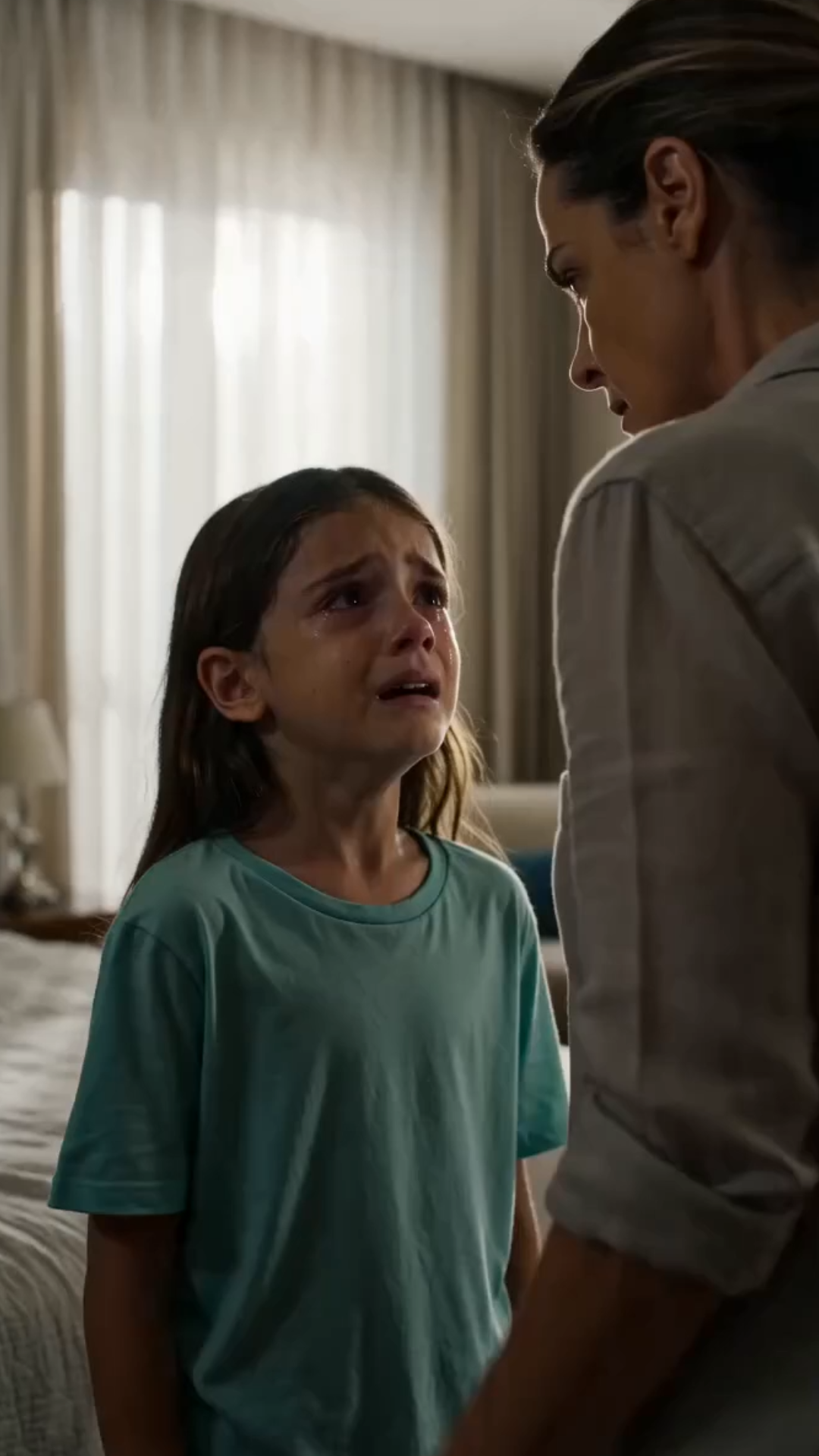 A MÃE DISSE PARA A MENINA QUE ELA NÃO ERA SUA FILHA… MAS NÃO ESPERAVA QUEM IA OUVIR