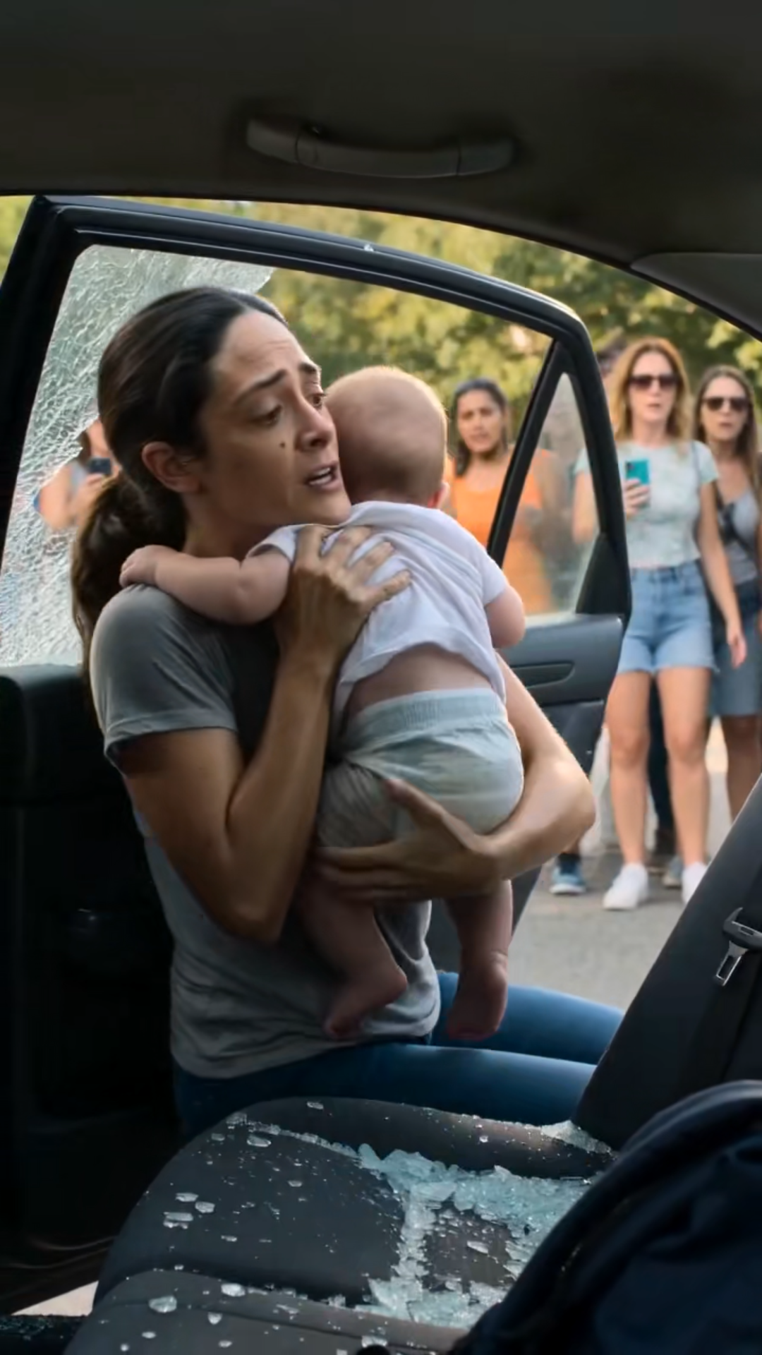 La Madre Gritó “¿Qué Le Hiciste A Mi Coche?”… Hasta Que Su Bebé Susurró “Mamá”
