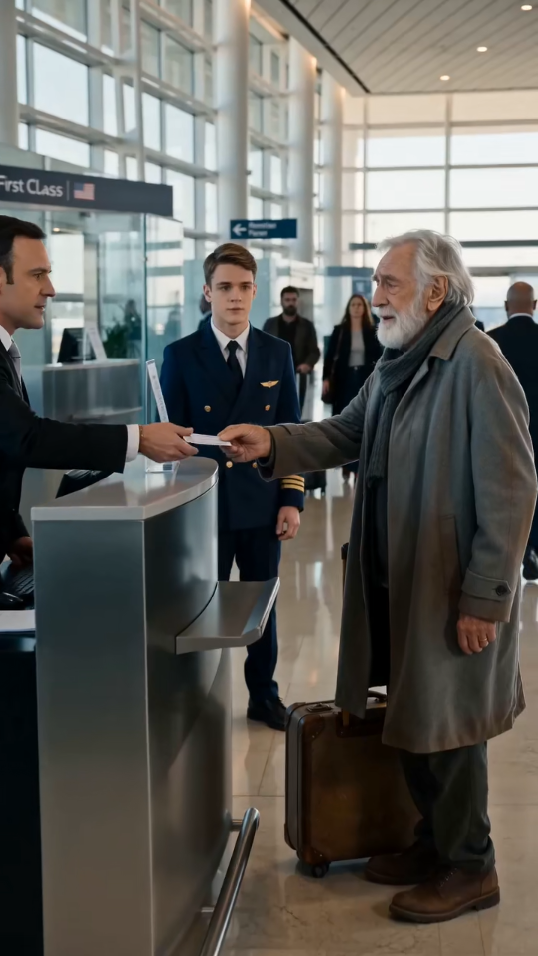 Ethan Fue Despedido Por Ayudar A Un Anciano… Sin Saber Que Era El Hombre Más Poderoso De La Aerolínea