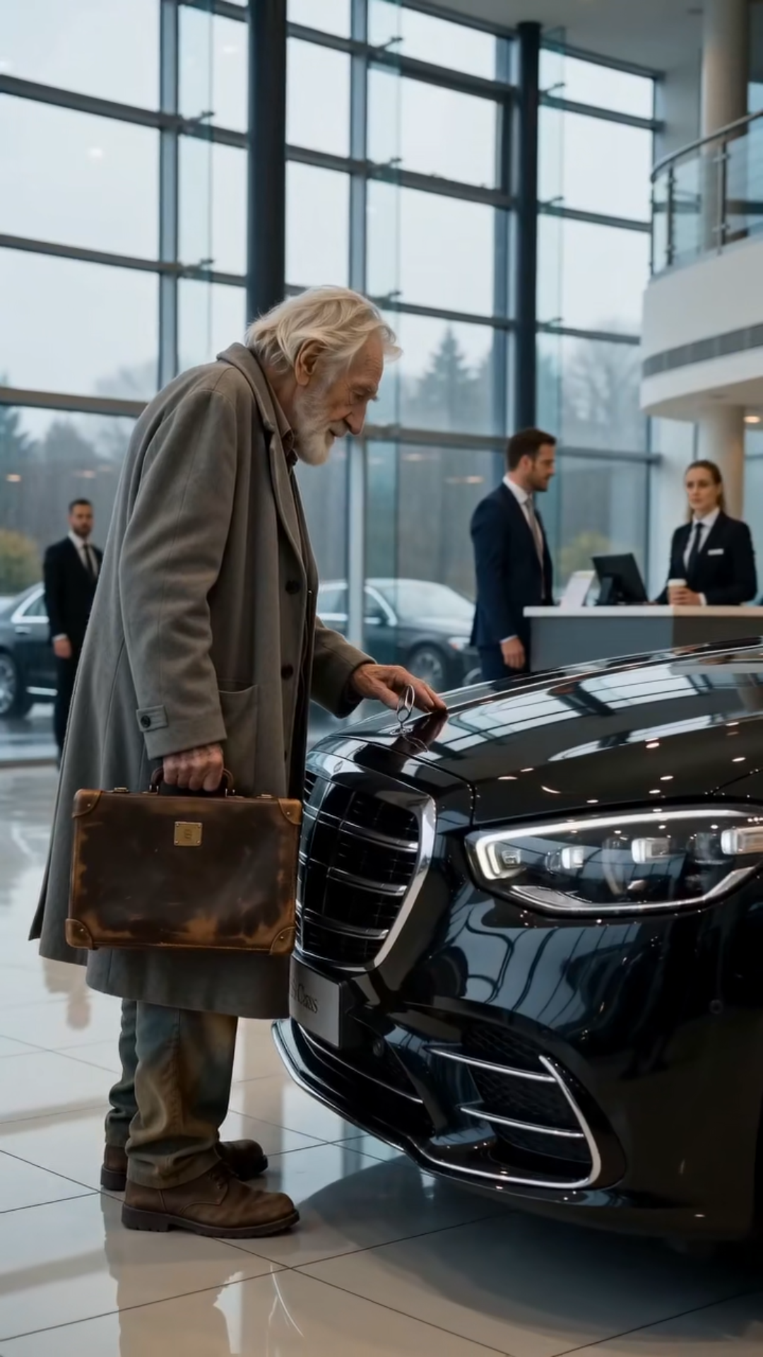Le manager juge ses chaussures usées… mais une demi-heure plus tard, tout le showroom reste silencieux