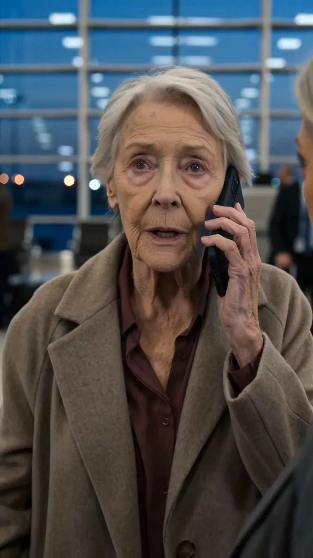 La anciana parecía pobre y cansada… una llamada dejó a todos en silencio