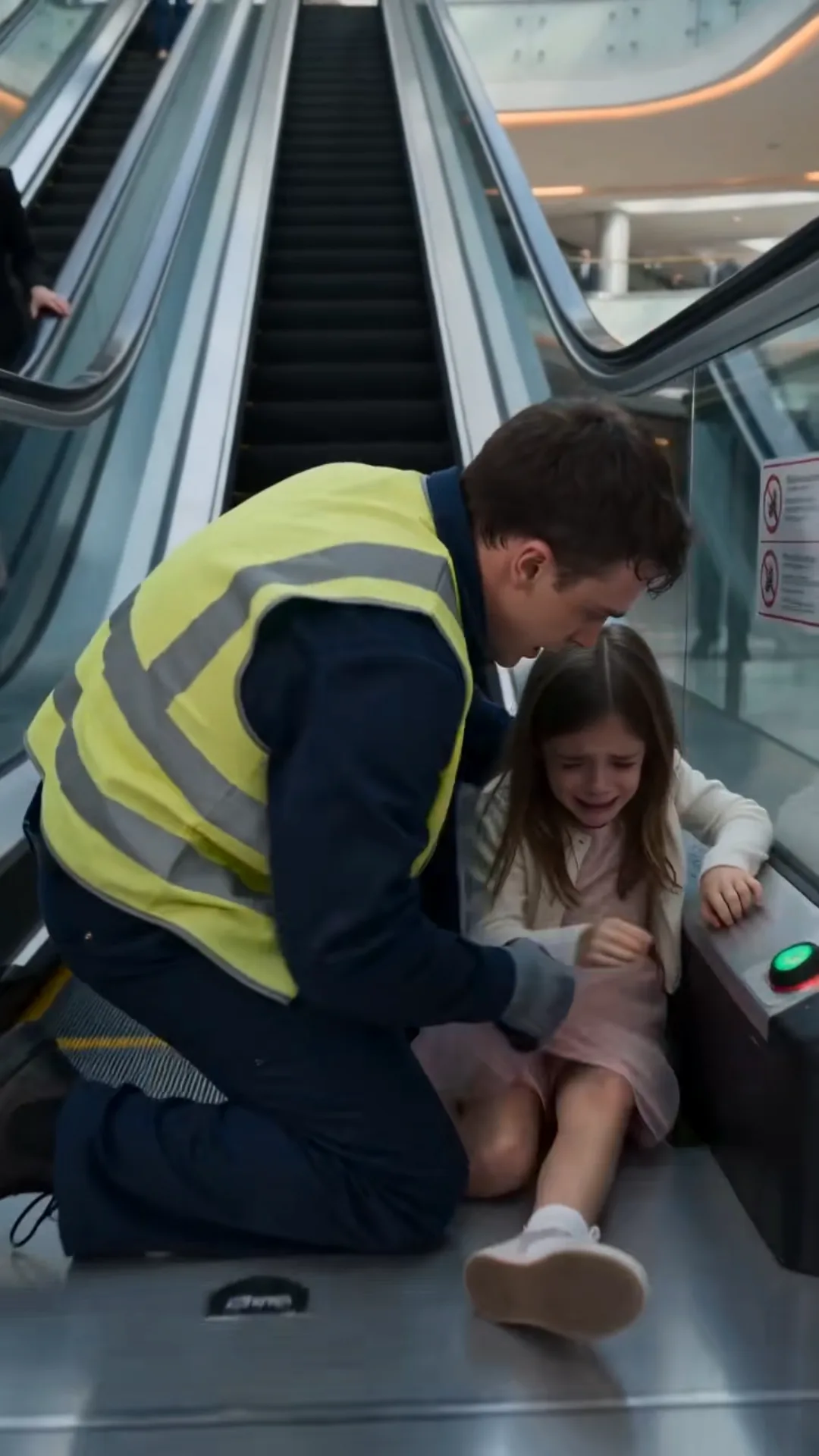 Il arrête un escalator pour sauver une fillette… puis son manager le licencie devant tout le monde
