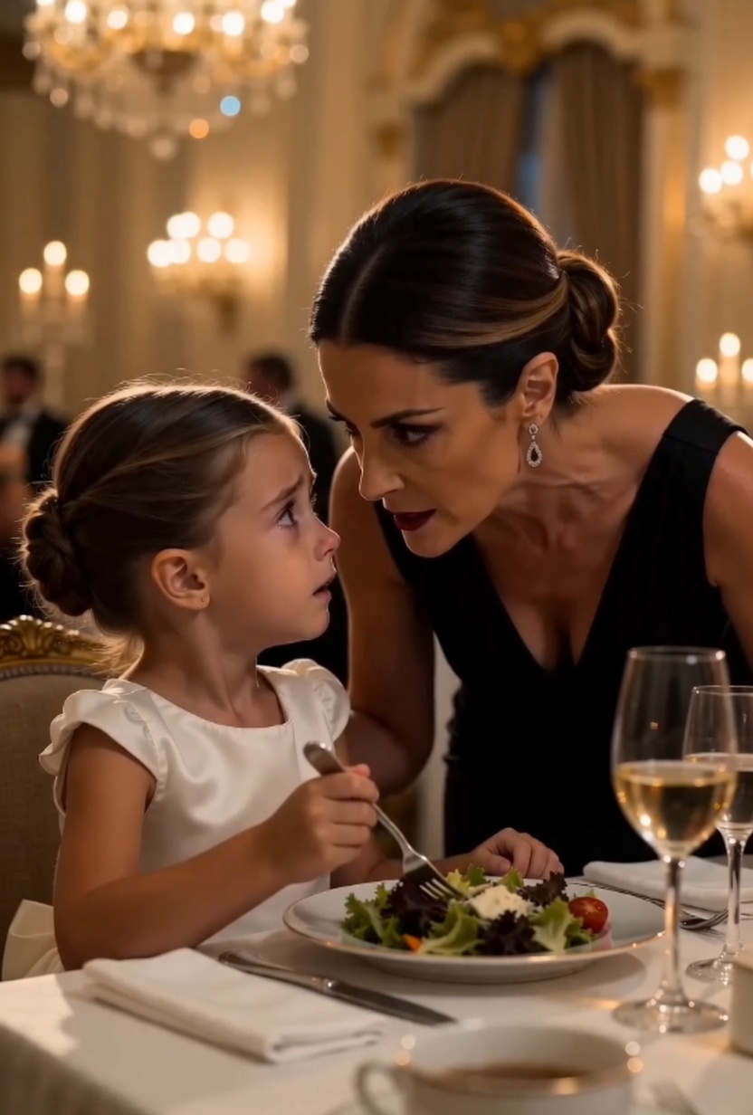 **La Niña Tenía Hambre y Su Madre Quiso Castigarla… Hasta que un Millonario Intervino**