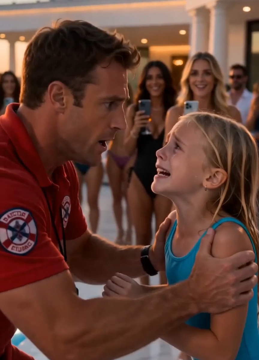 **Todos Pensaron que la Niña Hacía un Escándalo… Hasta que el Socorrista Encontró a su Hermano en el Fondo de la Piscina**