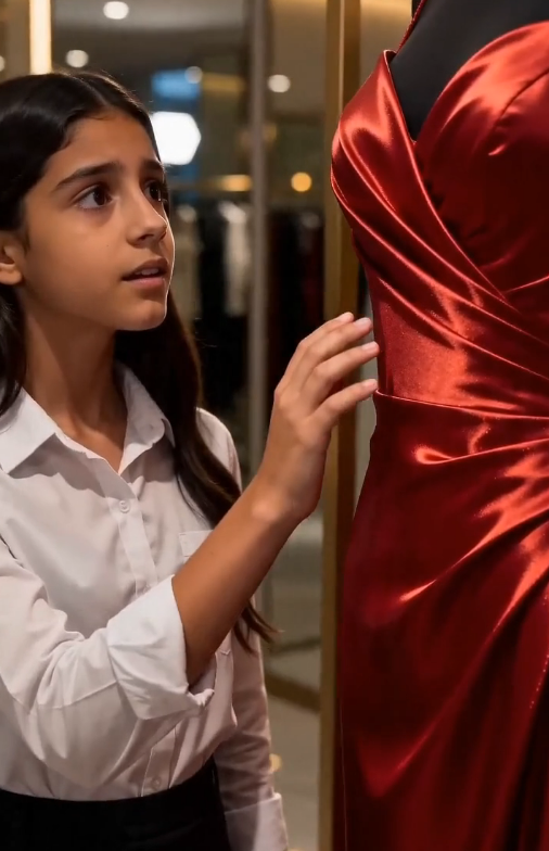 El Vestido Rojo que Cambió su Destino en la Boutique de Lujo