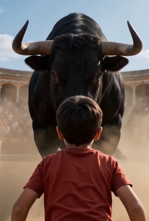 El Niño Saltó al Ruedo Frente al Toro Más Peligroso… Entonces Reveló la Mentira que Enterró a Su Padre