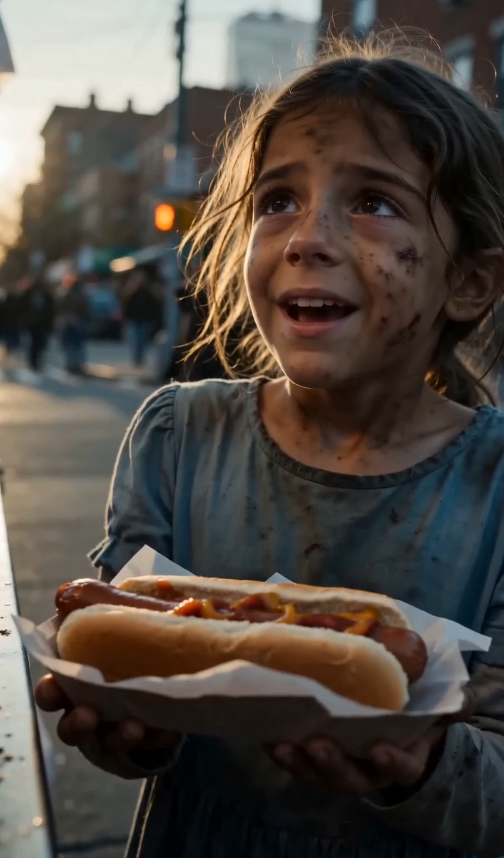 LA NIÑA HAMBRIENTA PIDIÓ UN HOT DOG CON SUS ÚLTIMAS MONEDAS… 15 AÑOS DESPUÉS REGRESÓ PARA CAMBIAR LA VIDA DE LA MUJER QUE LA AYUDÓ
