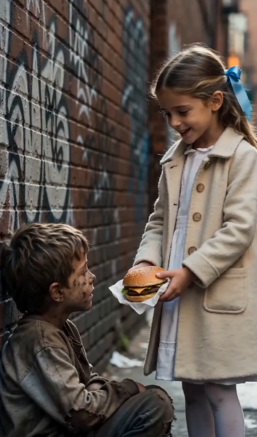 La Niña Compartió Su Sándwich con un Niño Sin Hogar… y Descubrió al Hermano que Su Familia Había Perdido para Siempre