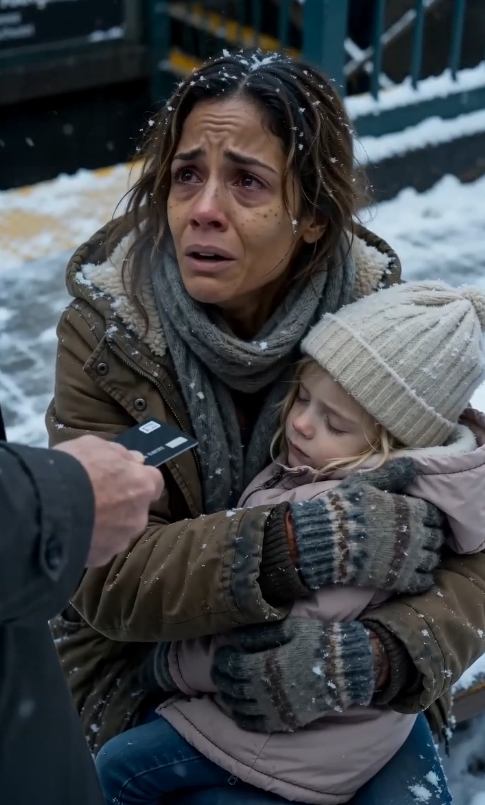 LE DIO SU TARJETA ILIMITADA A UNA MADRE SIN HOGAR PARA PONERLA A PRUEBA… 24 HORAS DESPUÉS, ELLA CAMBIÓ SU VIDA PARA SIEMPRE