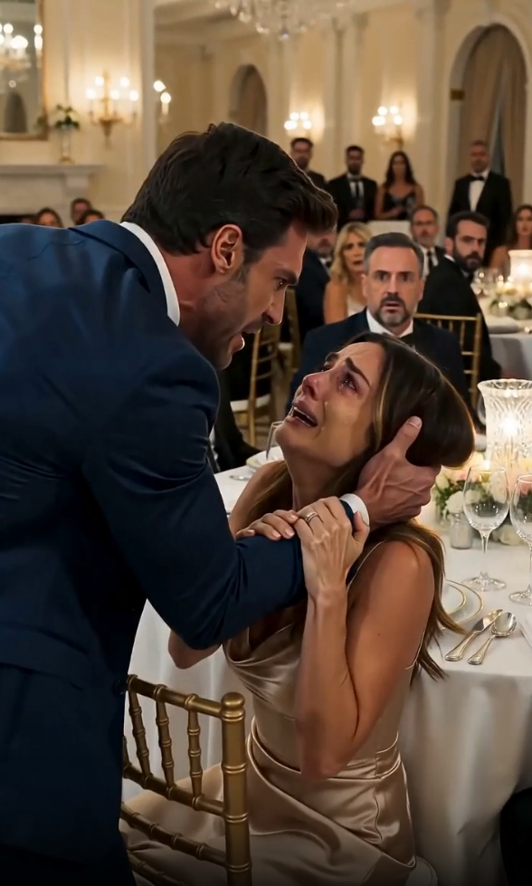 Su Esposo la Agarró del Cabello en un Restaurante de Lujo… Sin Saber Que Su Madre Iba a Destruirlo Frente a Todos