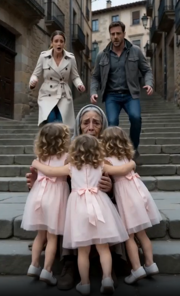 Las tres niñas de vestido rosa que abrazaron a una desconocida y revelaron el secreto familiar que estuvo oculto durante treinta y un años