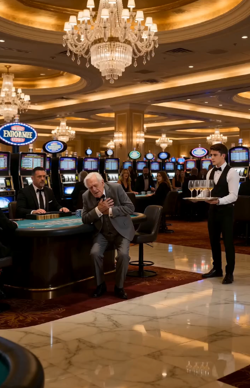 Despidieron al Joven Mesero por Salvar a un Anciano en Pleno Casino… Sin Saber que la Ficha Negra que Dejó Sobre la Ruleta Podía Derribar a Toda la Dirección