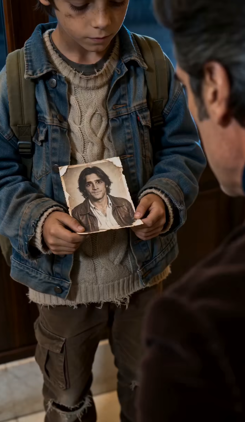 El niño sin hogar llegó con una foto de un hombre desaparecido hace 20 años… y dijo: “No está muerto”