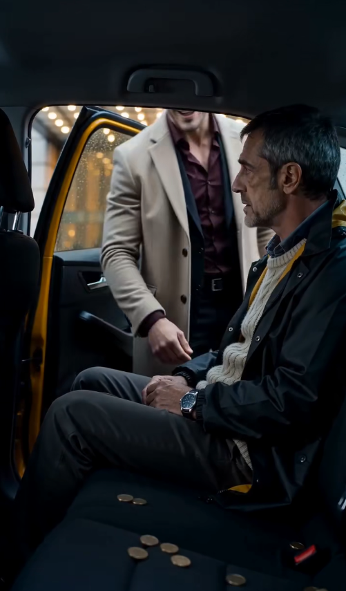 Un Empresario Humilló a un Taxista por Unas Monedas… Hasta que una Mujer Rica Preguntó por la Cámara del Taxi