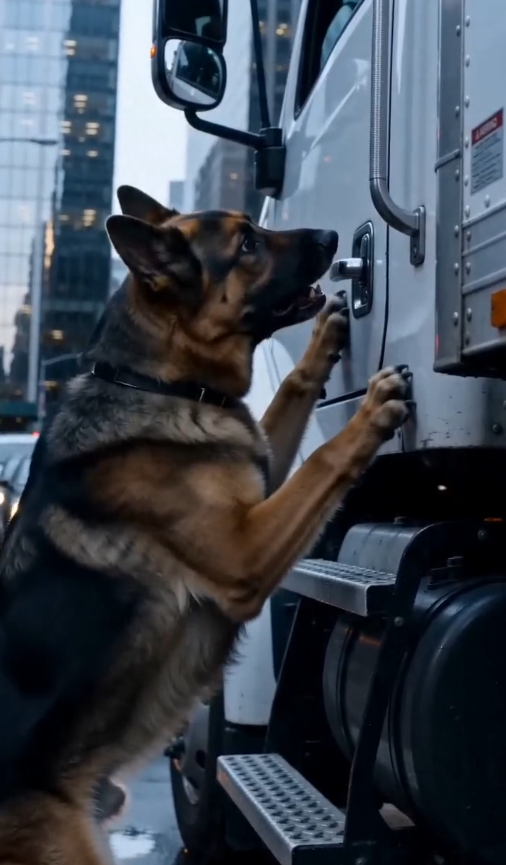 El Perro Callejero Que Detuvo un Camión… y Nadie Estaba Preparado Para la Verdad