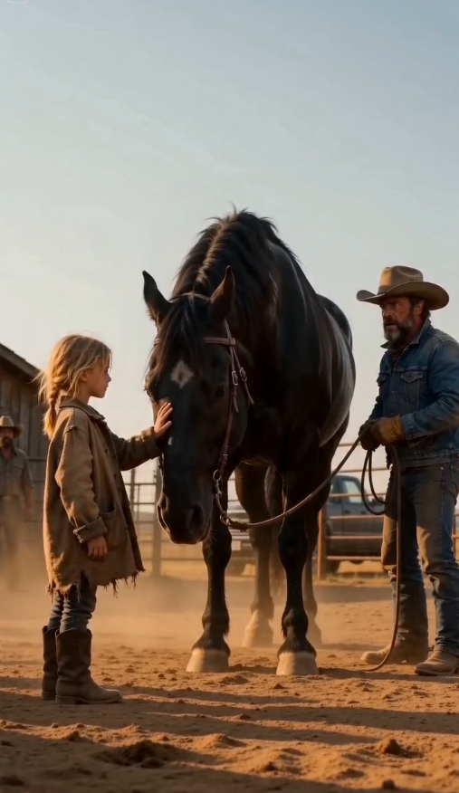 “El Día En Que Una Niña Dio Un Paso Al Frente… Y Silenció La Soledad De Un Caballo Salvaje”