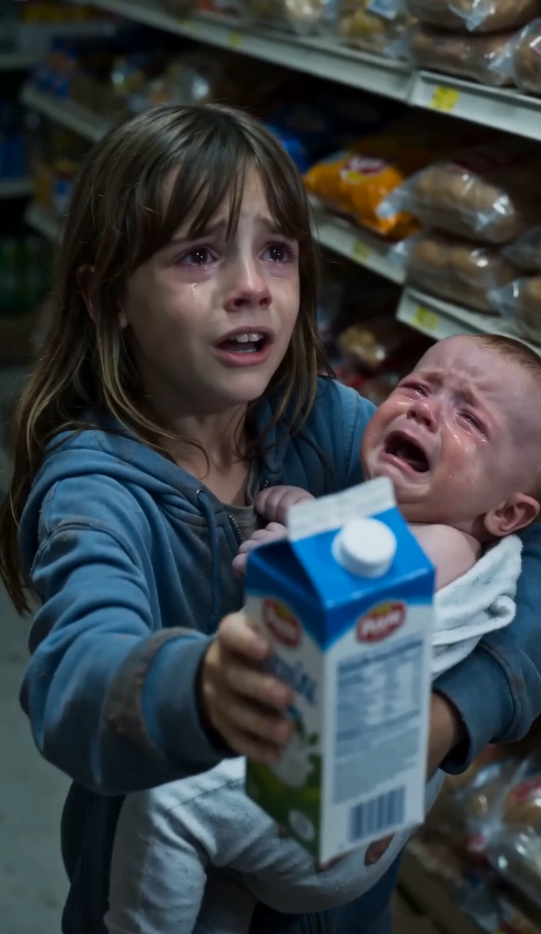 La Niña Solo Quería Leche Para el Bebé… Hasta Que un Hombre Reconoció el Brazalete