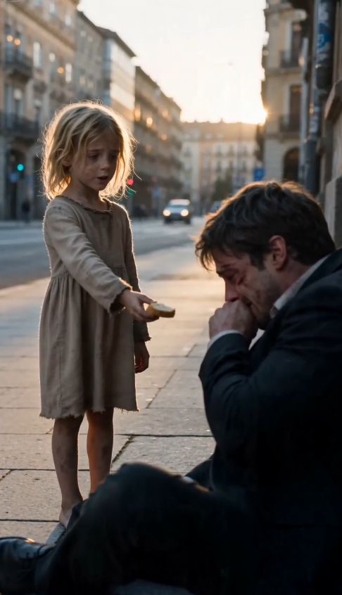 La Niña Descalza que le Dio Pan al Hombre que Creía Haberlo Perdido Todo