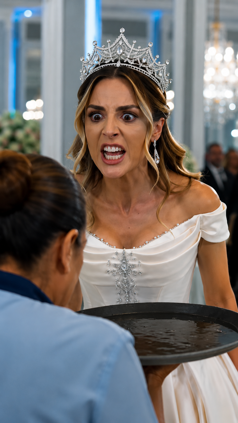 The Entire Ballroom Fell Silent After The Waitress Revealed The Truth About The Dress