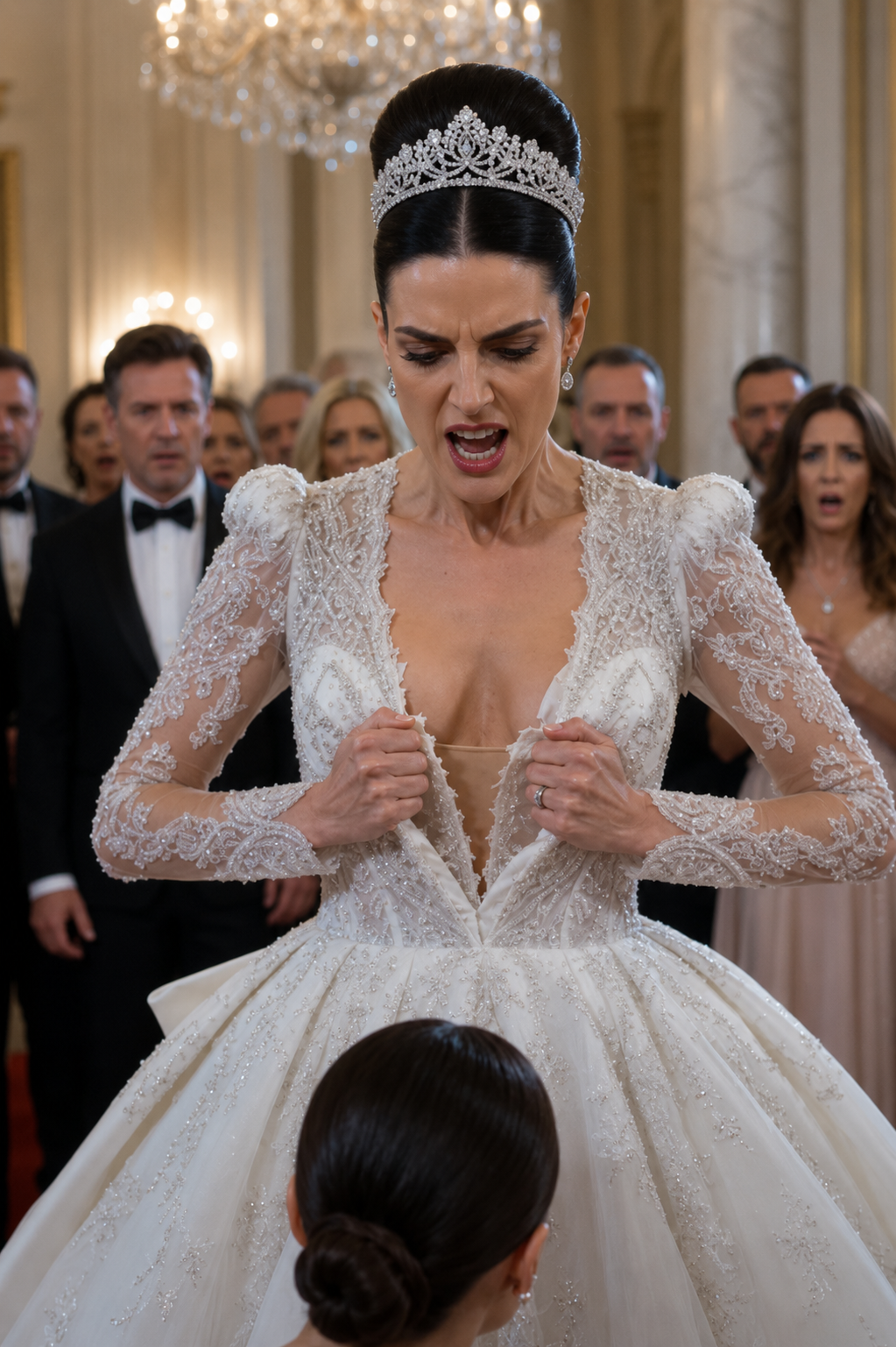 The Bride Tore Apart Her Wedding Dress In Public… Then Discovered It Held A Family Secret